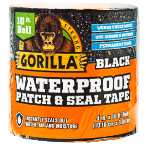 Gorilla Waterproof Patch & Seal Tape Black