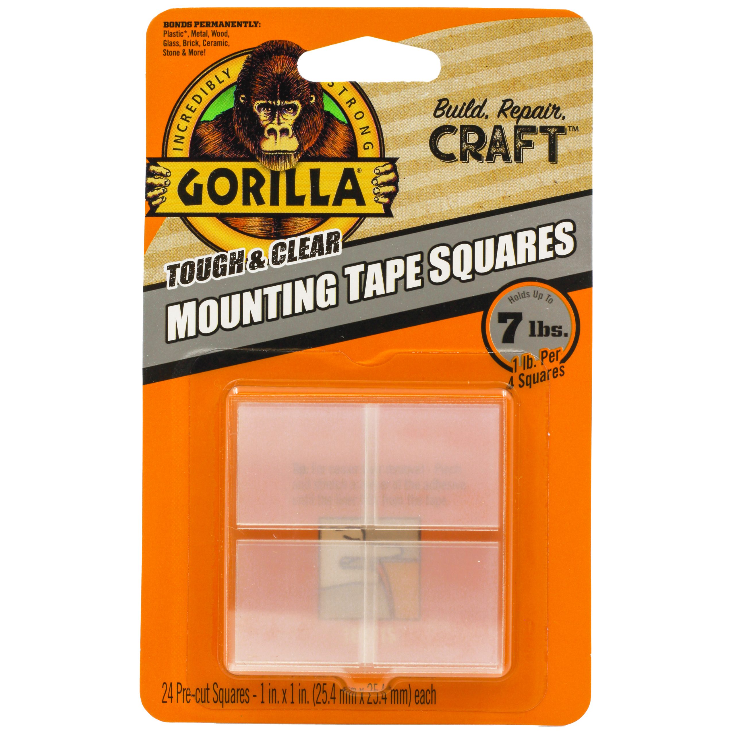 Gorilla Mounting Tape Squares