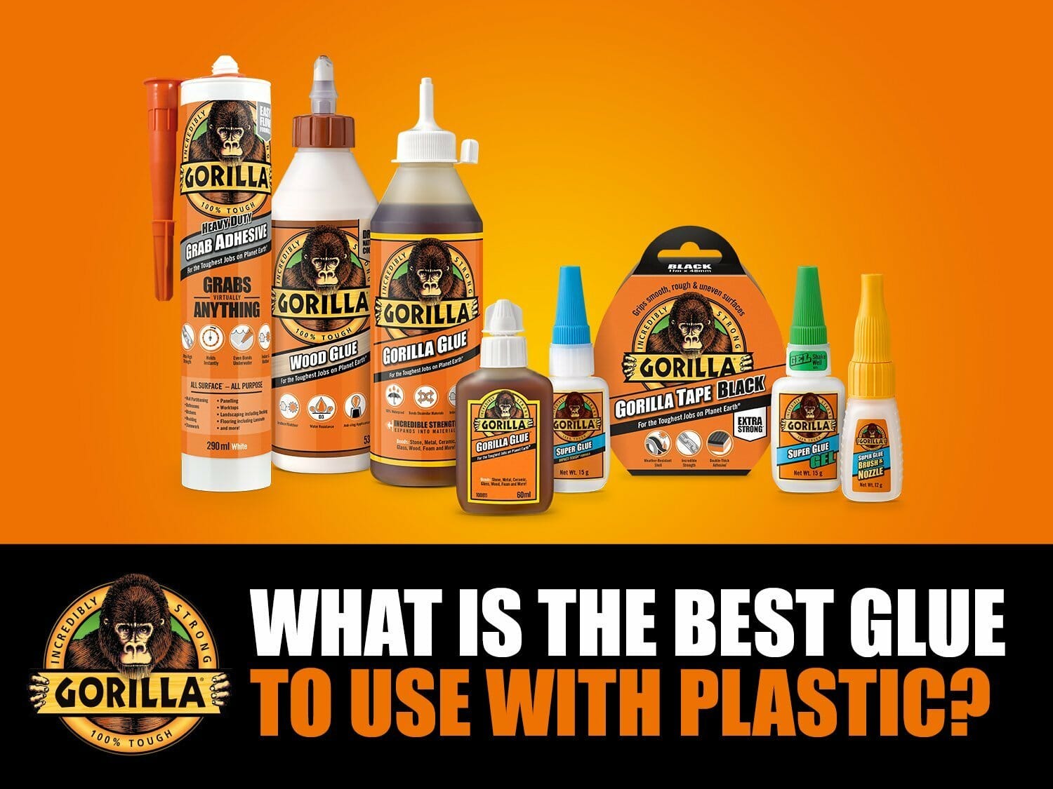 Best Glue For Plastic from Gorilla Glue